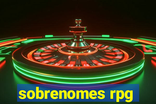 sobrenomes rpg